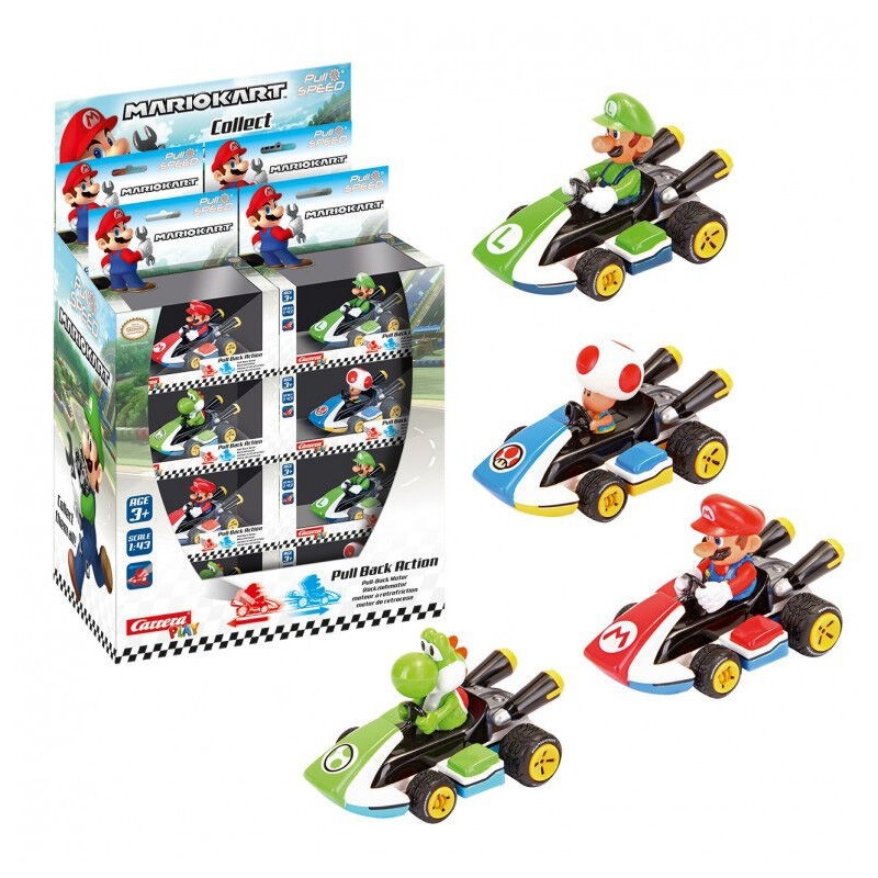 Coche Pull Speed Mario Kart 8 surtido