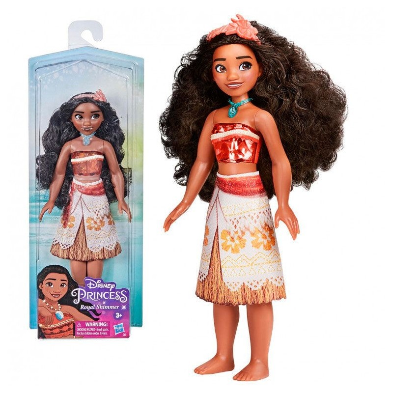 Muñeca Brillo Real Moana Vaiana Disney