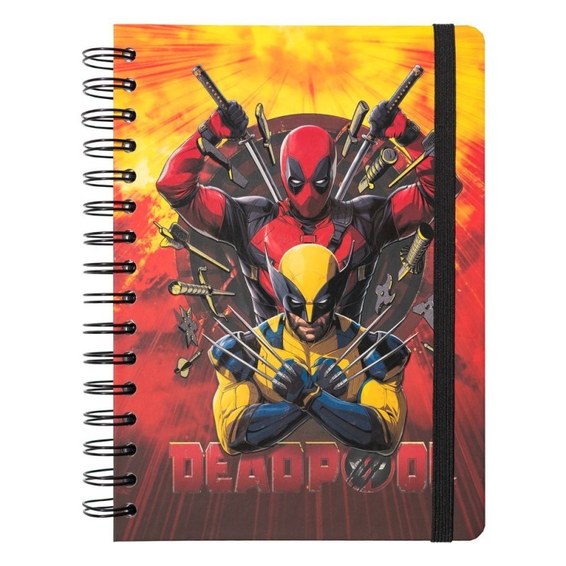 Cuaderno A5 Deadpool & Wolverine Marvel