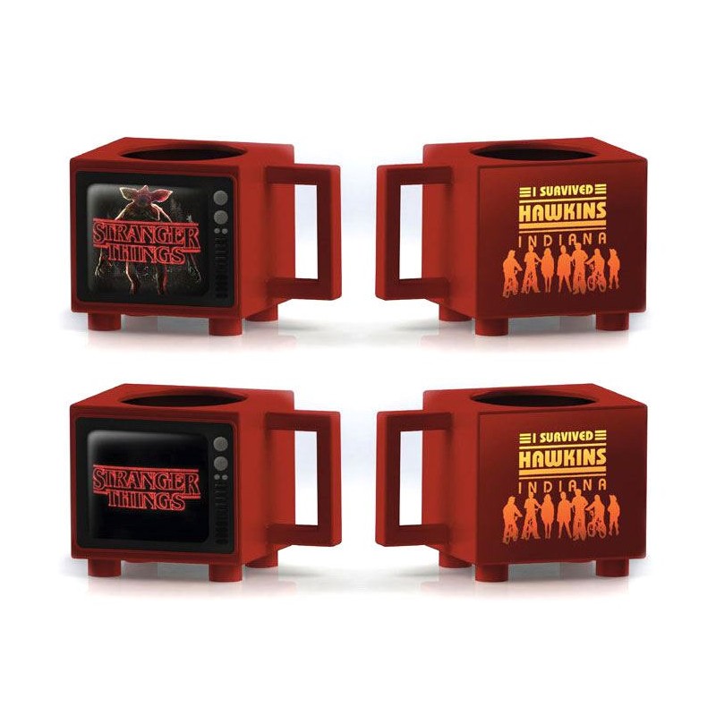 Taza termica Retro TV Stranger Things 500ml