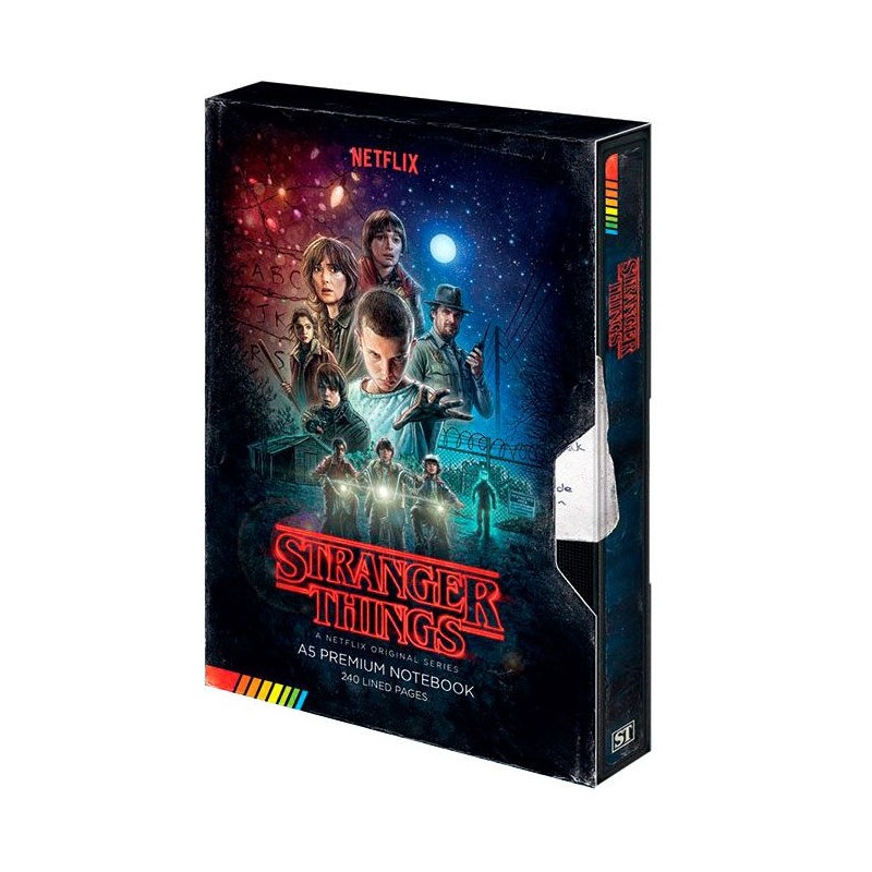 Cuaderno A5 premium VHS Stranger Things
