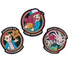 Set 3 parches Stranger Things