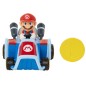 Figura Super Mario Coin Racers Mario Kart 6cm surtido