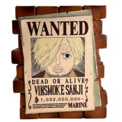 Figura hucha Wanter Sanji One Piece 16cm