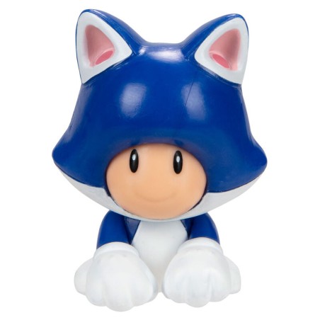 Figura Toad Felino Super Mario Nintendo 6,5cm