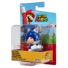 Figura Toad Felino Super Mario Nintendo 6,5cm