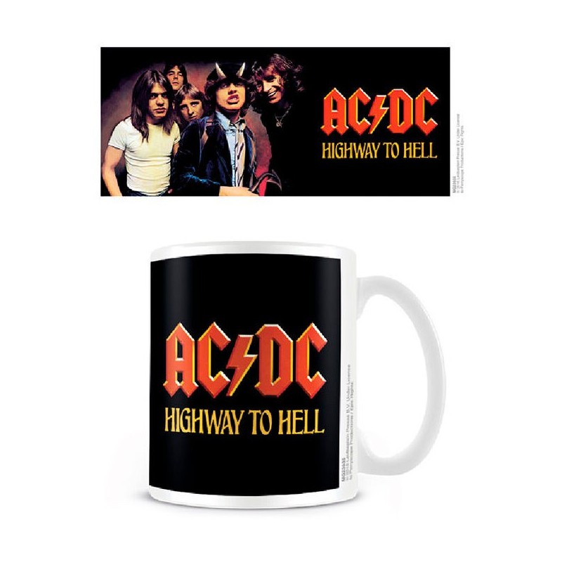 Taza Highway To Hell Coffee ACDC