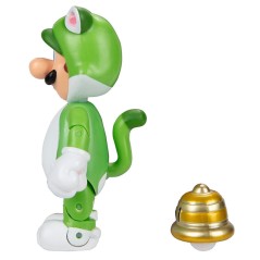 Figura Luigi Felino Super Mario Nintendo 10cm