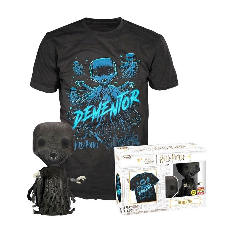 Set figura POP & Tee Harry Potter Dementor