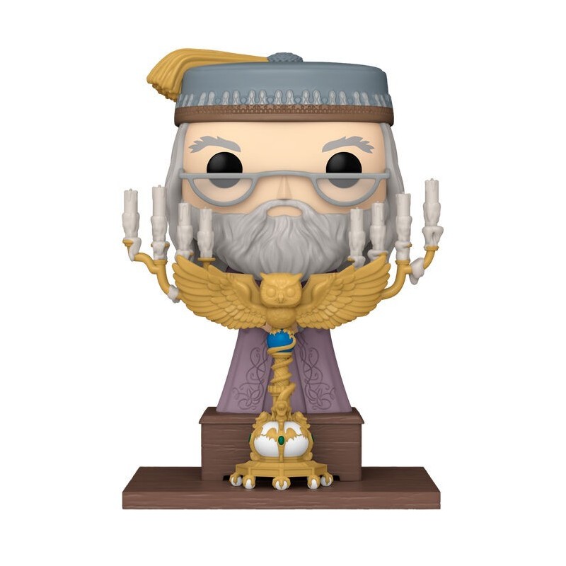 Figura POP Deluxe Harry Potter y el Prisionero de Azkaban - Dumbledore with Podium