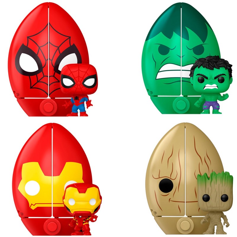 Figura huevo Pocket POP Marvel surtido
