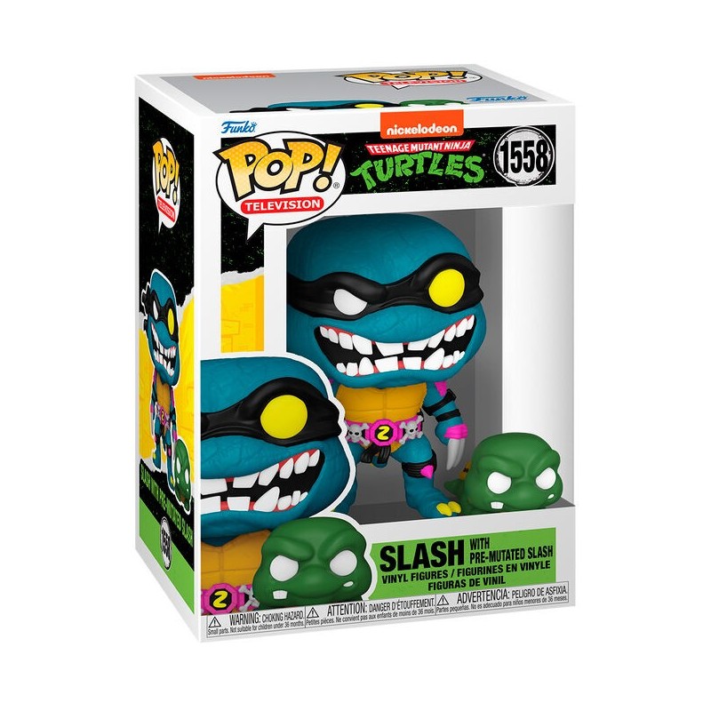 Figura POP Tortugas Ninja Slash & Pre mutated Slash