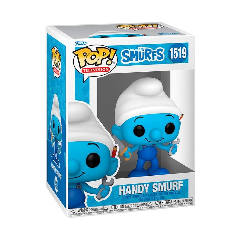 Figura POP The Smurfs Handy Smurf