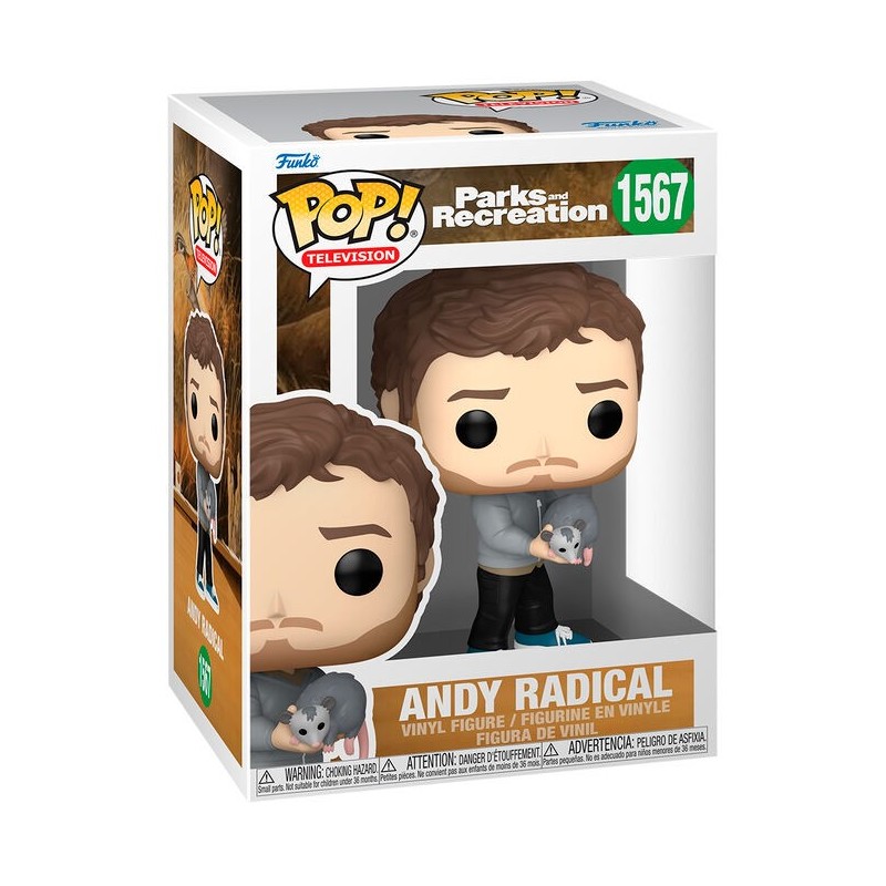 Figura POP Parks and Recreation Andy Radical
