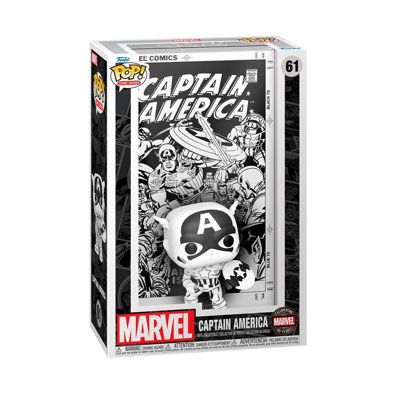 Figura POP Comic Covers Marvel Captain America