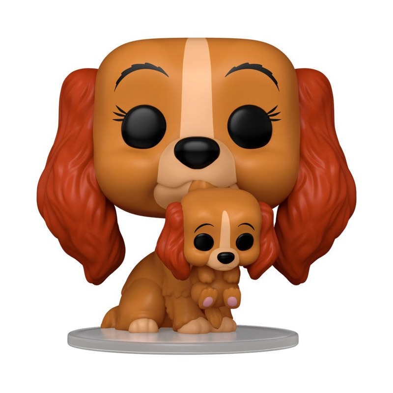 Figura POP Disney La Dama y el Vagabundo Lady with Puppy