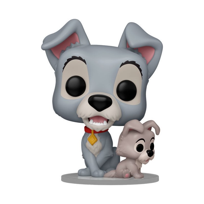 Figura POP Disney La Dama y el Vagabundo Tramp with Puppy