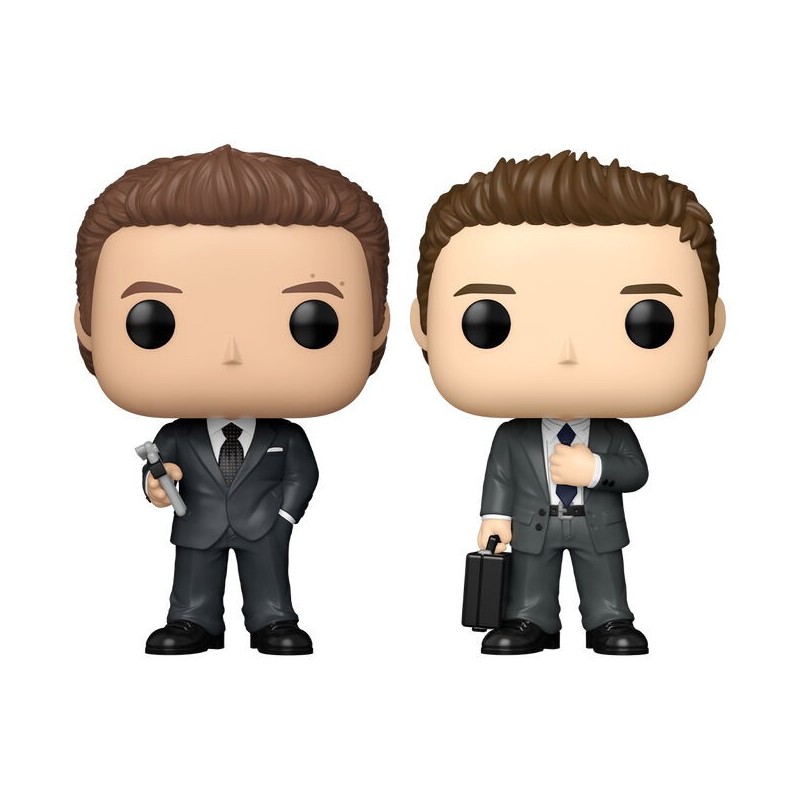 Blister 2 figuras POP Suits Harvey Specter & Michael Ross