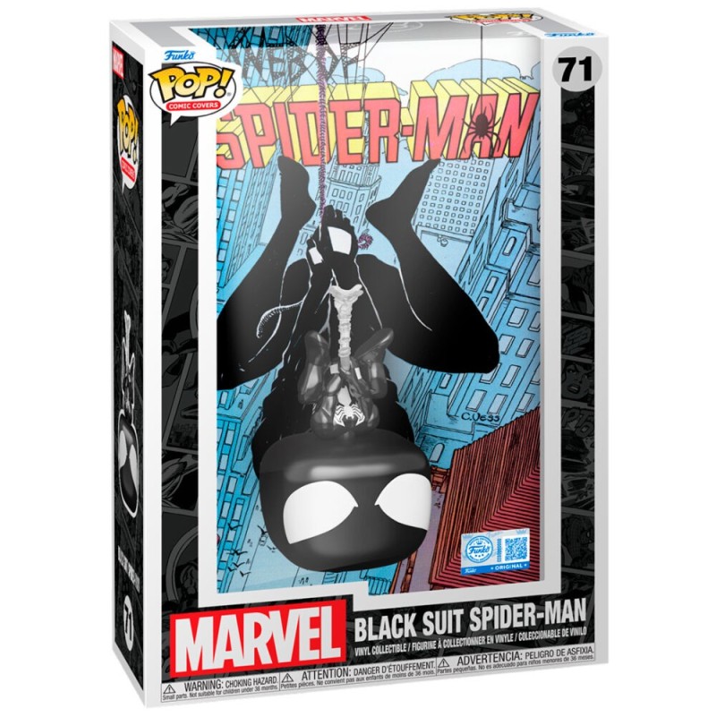 Figura POP Comic Cover Spider-Man Black Suit Spiderman
