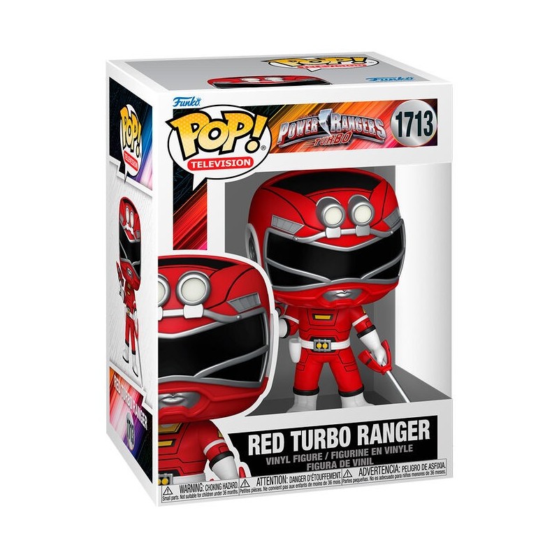 Figura POP Power Rangers Turbo - Red Turbo Ranger