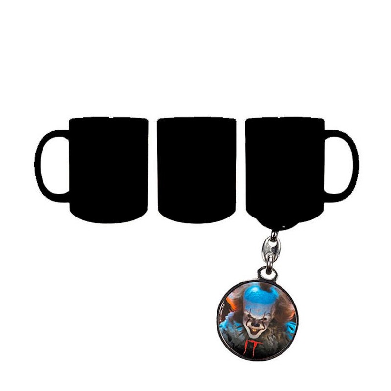 Taza + Llavero metalico Bienvenidos a Derry IT