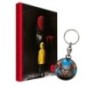 Cuaderno con luz + Llavero metalico IT