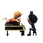 Figura Luffy & Brook Word Collectable Stories One Piece 8cm
