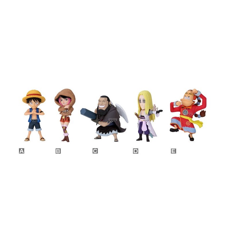 Figura world collectable Sabaody Island the Worst Generation One Piece 8cm surtido