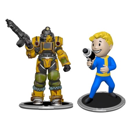 Set 2 figuras Excavator &38 Vault Boy Gun Fallout 7cm