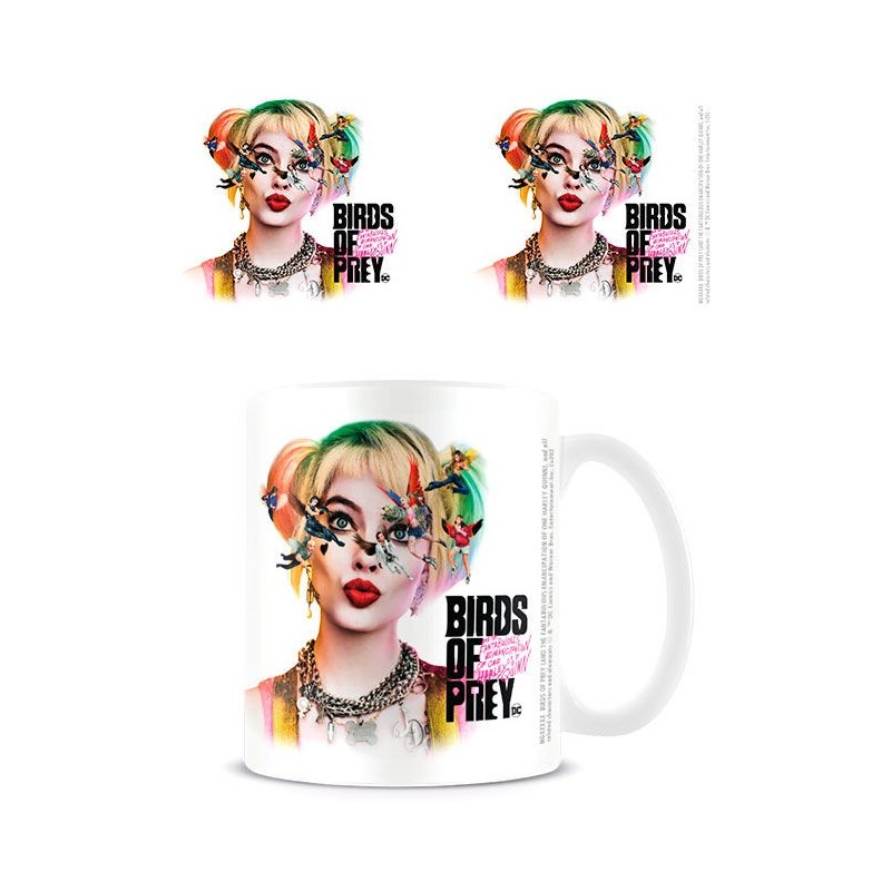Taza Harley Quinn Seeing Stars Birds of Prey DC Comics