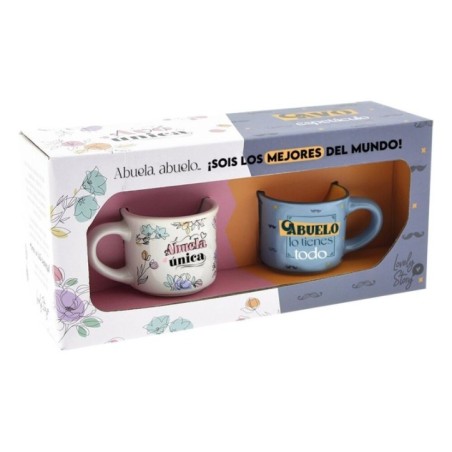 Set 2 tazas Cafe - Abuelo y Abuela 50ml