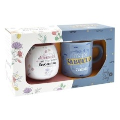 Set 2 tazas Abuela y Abuelo 400ml