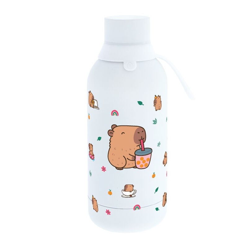 Botella termica Bubble Tea Ice Capibara 500ml