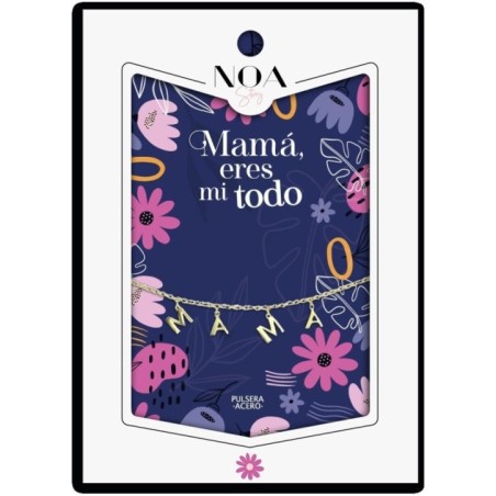 Pulsera letras Mama acero dorado - Mama  Eres Mi Todo