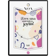Pulsera cardios acero plateado - Eres una Autentica Joyita