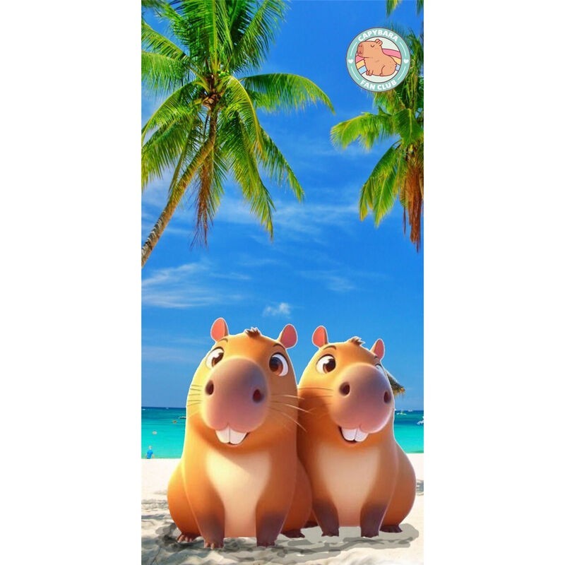 Toalla Capibara microfibra