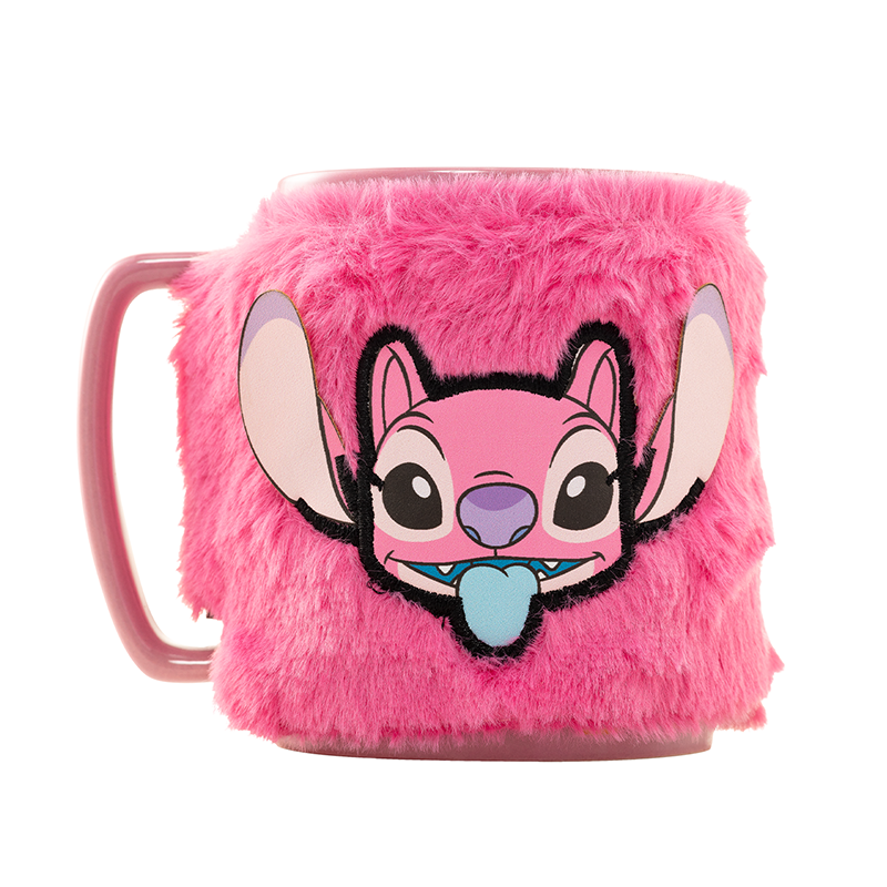 Taza funda de peluche Angel Disney 440ml