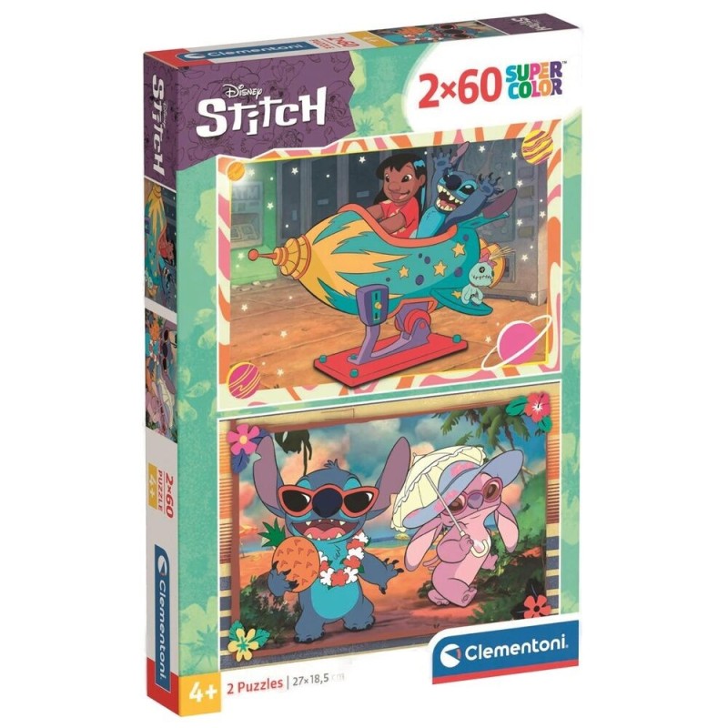Puzzle Stitch Disney 2x60pzs