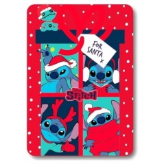 Manta polar Navidad Stitch Disney
