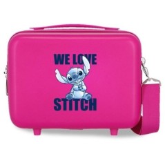 Neceser ABS We Love Stitch Disney adaptable