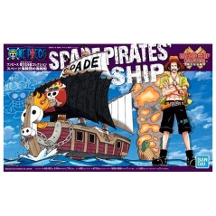 Figura Model Kit Barco Spade Pirates Ship One Piece 15cm