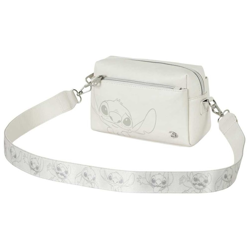 Bolso bandolera Cream Stitch Disney