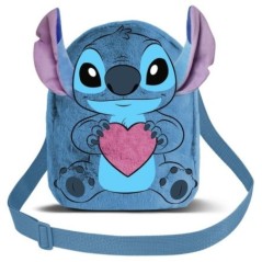 Bolso peluche Corazon Stitch Disney