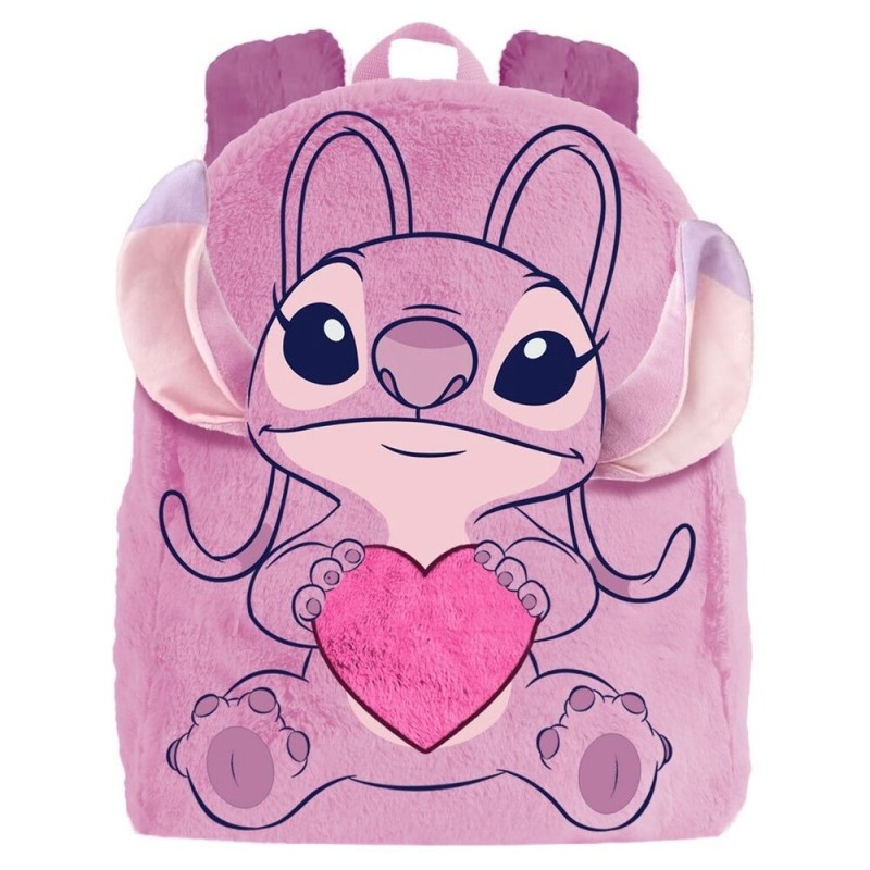 Mochila peluche Corazon Angel Stitch Disney