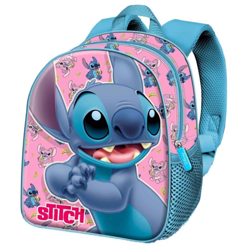 Mochila 3D Stitch Disney 30cm