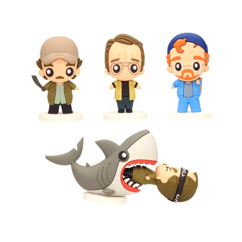 Set 4 figuras Pokis Tiburon