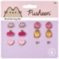 Set 6 pares pendientes Pusheen