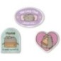 Set 3 parches Pusheen