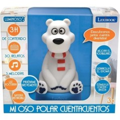 Oso 3D Luz nocturna contandor de historias