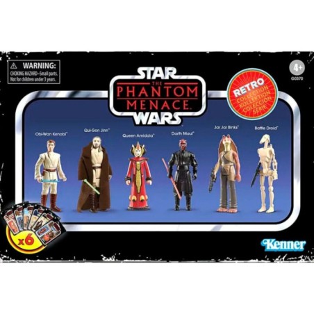 Set figuras Phantom Menace Star Wars 9